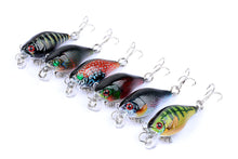 Load image into Gallery viewer, 6x 4.3cm Popper Crank Bait Fishing Lure Lures Surface Tackle Saltwater
