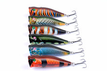 Load image into Gallery viewer, 6X 7cm Popper Poppers Fishing Lure Lures Surface Tackle Fresh Saltwater
