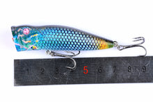 Load image into Gallery viewer, 6X 7cm Popper Poppers Fishing Lure Lures Surface Tackle Fresh Saltwater
