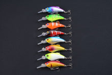 Load image into Gallery viewer, 8x 7.5cm Popper Crank Bait Fishing Lure Lures Surface Tackle Saltwater
