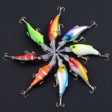 Load image into Gallery viewer, 8x 7.5cm Popper Crank Bait Fishing Lure Lures Surface Tackle Saltwater
