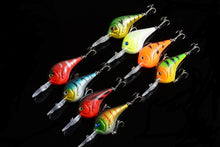 Load image into Gallery viewer, 8x 9.5cm Popper Crank Bait Fishing Lure Lures Surface Tackle Saltwater
