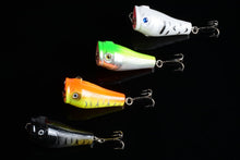 Load image into Gallery viewer, 4X 5cm Popper Poppers Fishing Lure Lures Surface Tackle Fresh Saltwater
