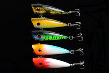 Load image into Gallery viewer, 5X 6cm Popper Poppers Fishing Lure Lures Surface Tackle Fresh Saltwater
