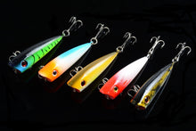 Load image into Gallery viewer, 5X 6cm Popper Poppers Fishing Lure Lures Surface Tackle Fresh Saltwater
