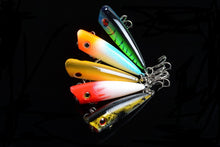 Load image into Gallery viewer, 5X 6cm Popper Poppers Fishing Lure Lures Surface Tackle Fresh Saltwater
