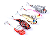 Load image into Gallery viewer, 4x 5.5cm Vib Bait Fishing Lure Lures Hook Tackle Saltwater
