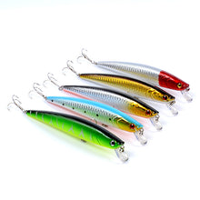 Load image into Gallery viewer, 5x Popper Minnow 13cm Fishing Lure Lures Surface Tackle Fresh Saltwater

