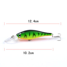 Load image into Gallery viewer, 10x Popper Minnow 10.2cm Fishing Lure Lures Surface Tackle Fresh Saltwater
