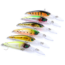 Load image into Gallery viewer, 6x Popper Minnow 9.4cm Fishing Lure Lures Surface Tackle Fresh Saltwater
