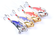Load image into Gallery viewer, 4X 8g Fishing Switchblade Blade VIBE VIB Metal Lures 50mm
